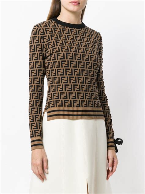 womens fendi jumper|fendi sweater women.